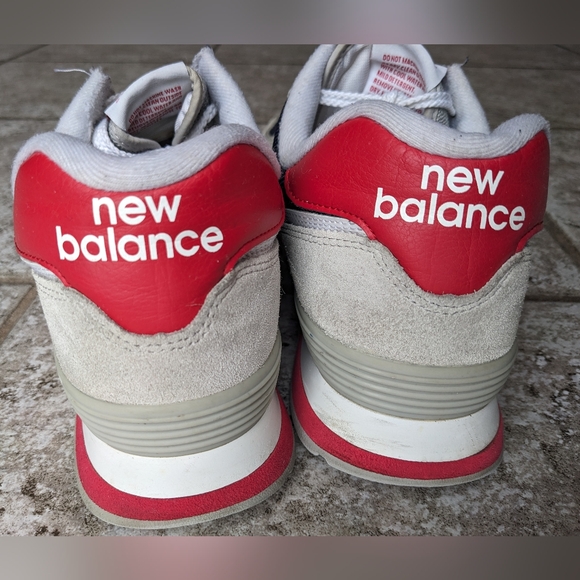 New Balance 574 core for Men. Cream, Navy blue and Red. Size 10.5 - Picture 5 of 6